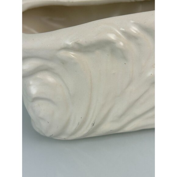 Vintage Hull White Swan Planter Ceramic Sculpture Pottery Smooth Home Decor - Picture 7 of 16